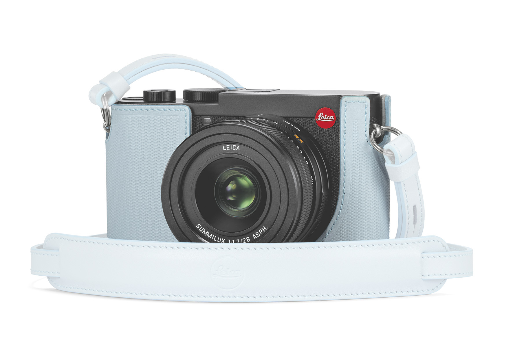 Leica Lens cap Q, E49, aluminium, silver anodized finish