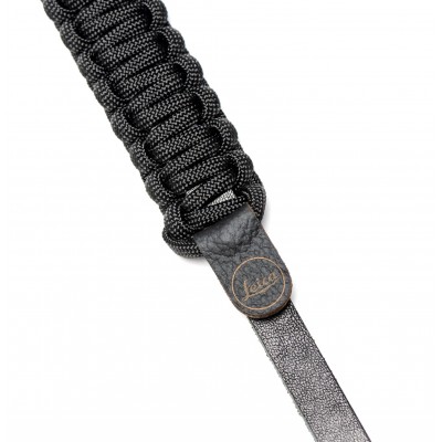 Leica Paracord Strap, BLACK/OLIVE 126cm Designed by COOPH
