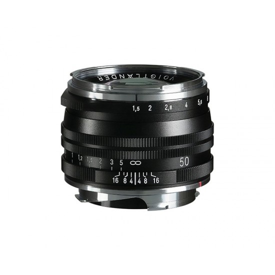 Voigtlander 50mm f1.5 II VM ASPH VintageLine Nokton Black MC