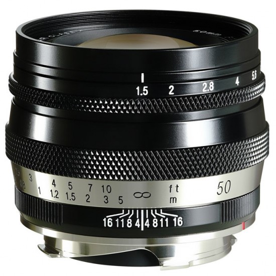 Voigtlander 50mm f1.5 VM Mount Heliar Classic Lens