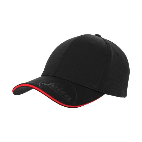 Leica Black Cap Logo Embossed