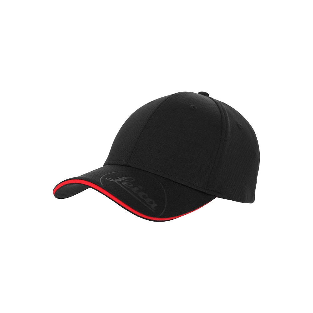 Leica Black Cap Logo Embossed Leica Black Cap Logo Embossed