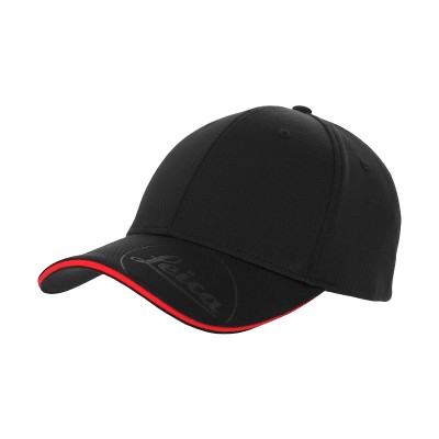 Leica Black Cap Logo Embossed Leica Black Cap Logo Embossed