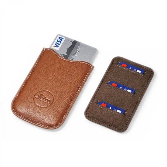 Leica SD and Credit Card Holder, Cognac Leather