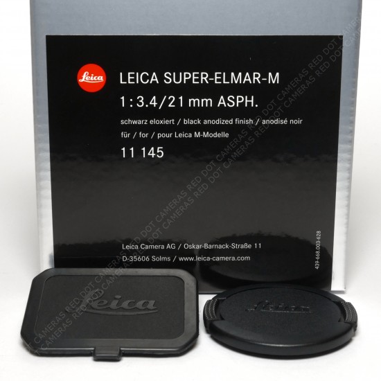 Leica 21/f3.4 SUPER-ELMAR-M ASPH 6-Bit Black Boxed