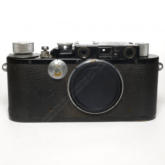 Leica III Black Paint & Case