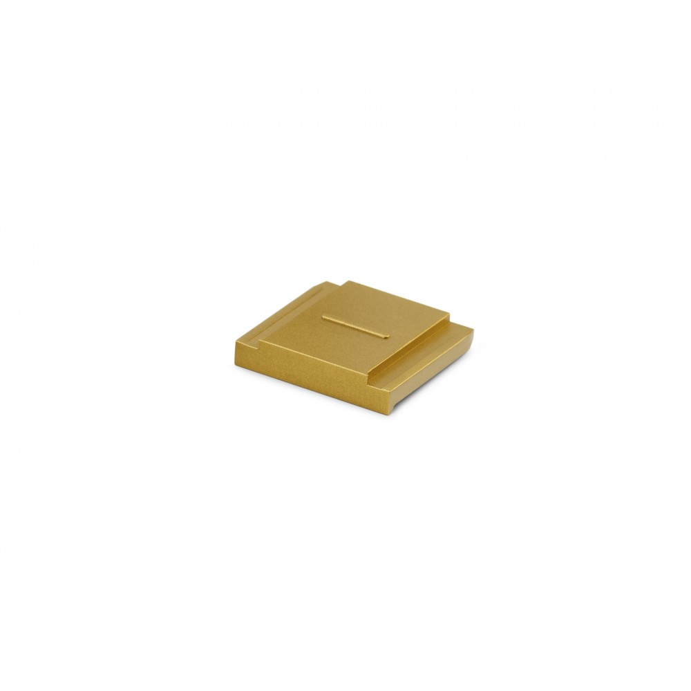 Leica Q3 Hotshoe Cover, brass blasted finish Leica Q3 Hotshoe Cover, brass blasted finish