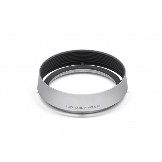 Leica Q3 Lens Hood, round, silver anodized finish