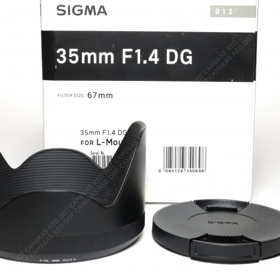 Sigma 35mm f1.4 DG Boxed