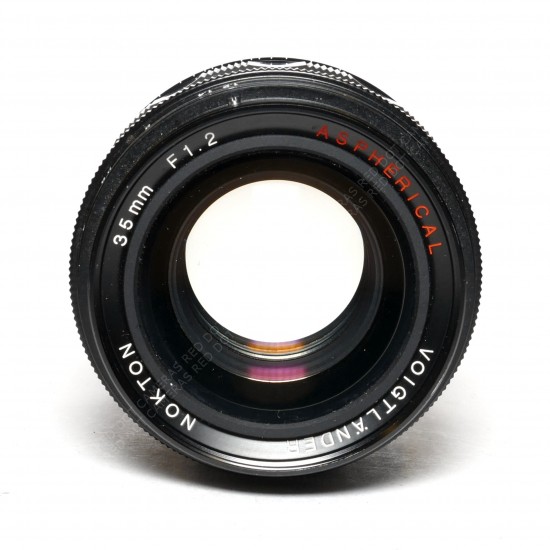 Voigtlander 35mm F1.2 VM Mount Nokton Lens & Hood