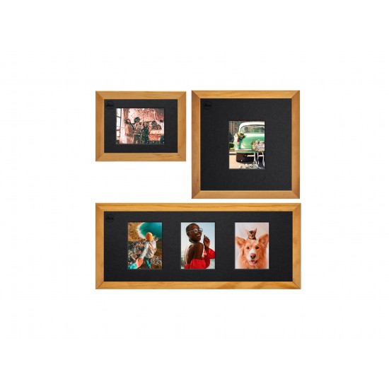 SOFORT Picture Frame Set Pine, natural