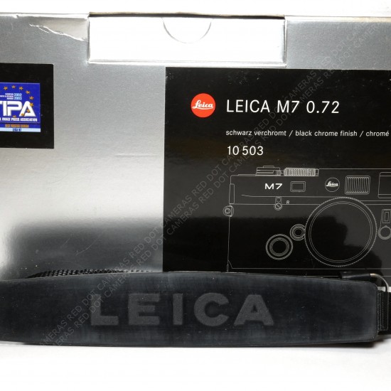 Leica M7 0.72 Black Body Boxed