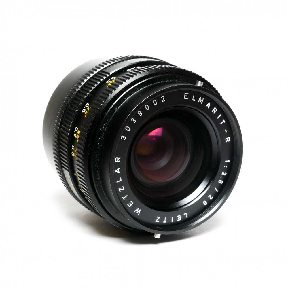 Leitz Elmarit 28mm f2.8R 3Cam 7 Hood ,Caps