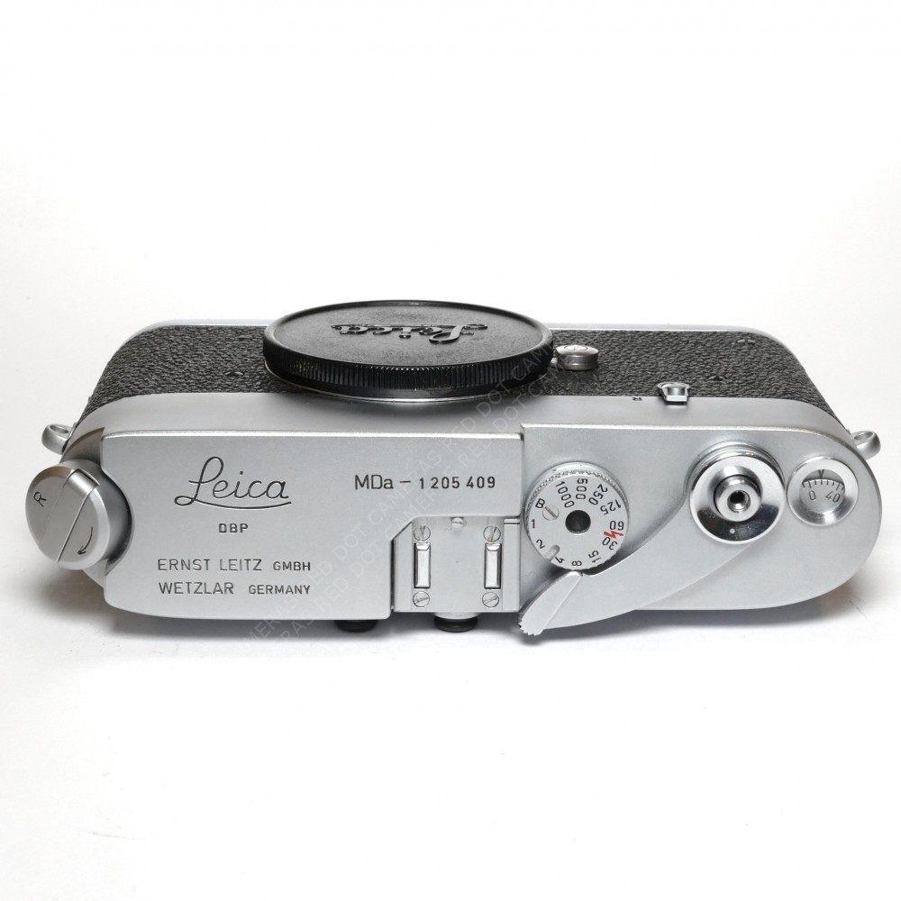 Leica MDa Scientifique 1969 - Semelle Data Strip, Viseur Absent, Appareil Pour Pièces Rares