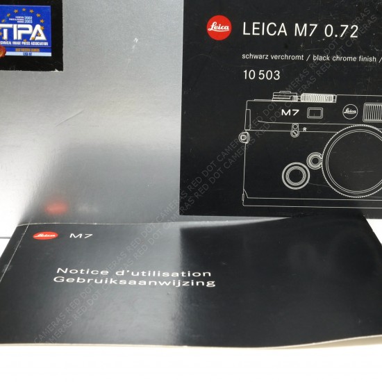 Leica M7 0.72 Black Body Boxed