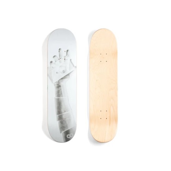 Cooph Skate Deck Hand White