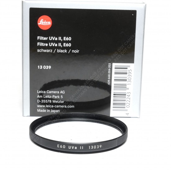 Leica E60 UVa II Filter Boxed