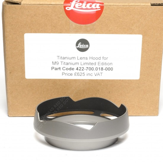Leica Titanium Lens Hood...