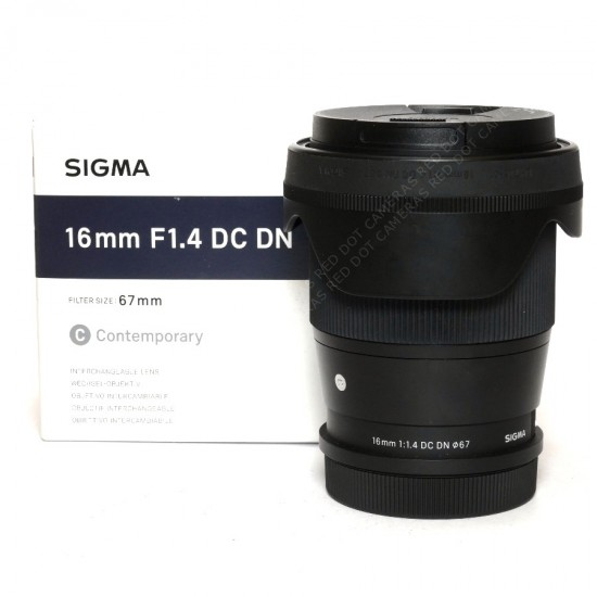 Sigma 16mm f1.4 DC DN Boxed