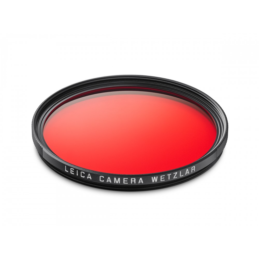 Leica Slim Filter Red, E49, black