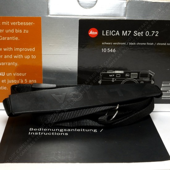 Leica M7 0.72 Black Body Boxed