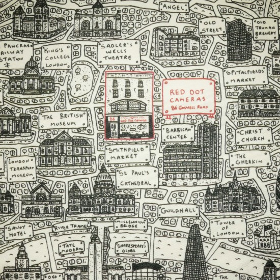 Red Dot Camera MAP Tote Bag