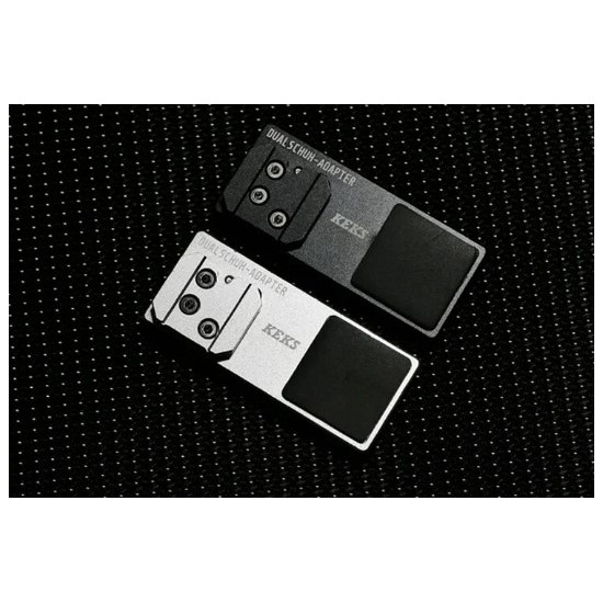 Keks Dual Shoe Adapter Chrome